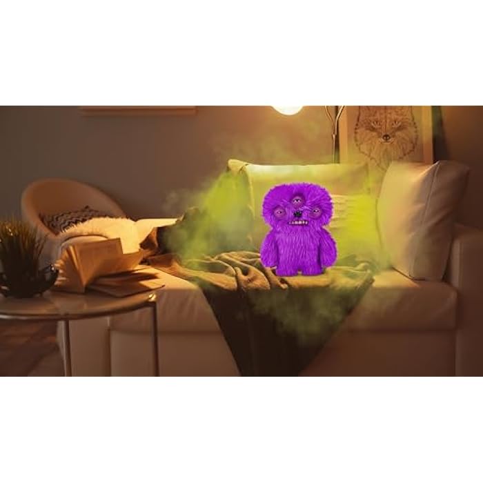 Fuggler Fart Face 9-inch Assortment Series 1 (Alien - Long Pile) by ZURU, Funny Ugly Monster Plush Toy
