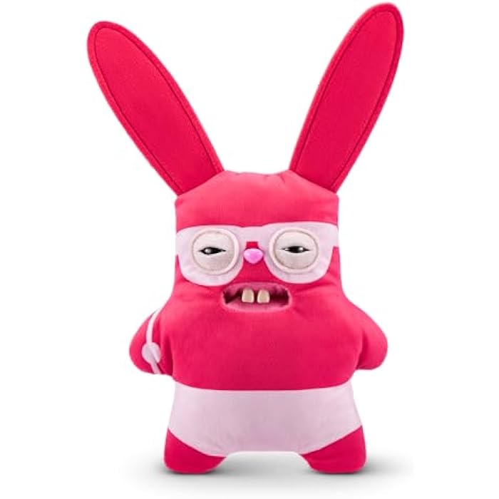Fuggler Vacay Vibes by ZURU, Funny Ugly Monster, Plush, Collectible, Toy (Rabid Rabbit - red)