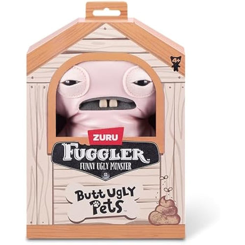 Fuggler Butt Ugly Pets 9-inch Series 1 by ZURU, Funny Ugly Monster Plush Toy (Uncladimir Tootin Cat, Reek-o Cat)