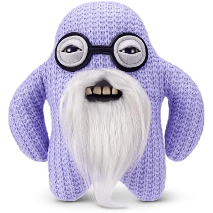 Fuggler Old Fogies 9-Inch Plush Toy (Mr Needles) by ZURU – Funny Ugly Monster Stuffed Animal with Human-Like Teeth, Collectible Plush for Kids, Tweens, Teens, Adults &amp; Weird Toy Lovers