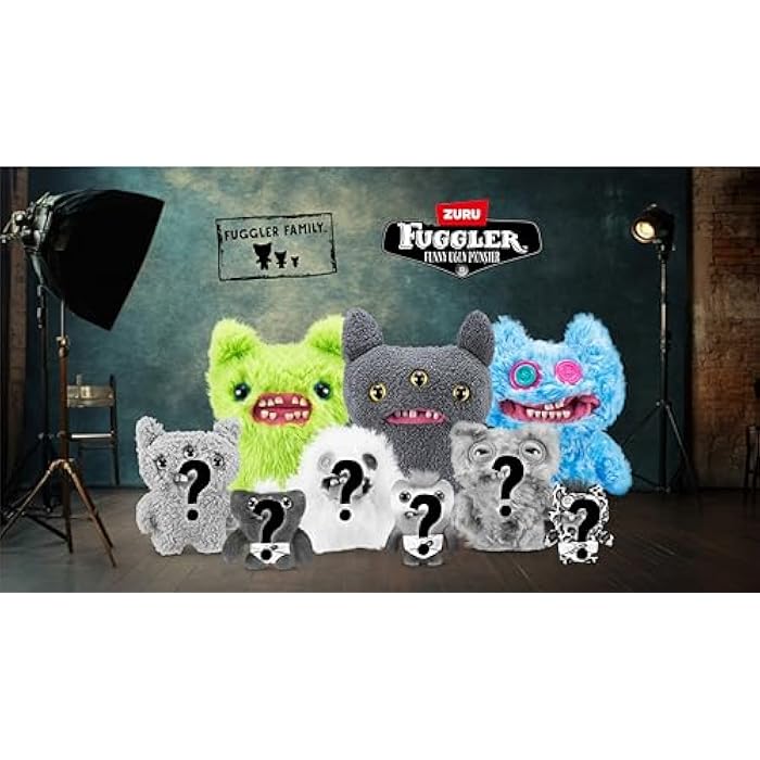 Fuggler Fugg Family by ZURU Funny Ugly Monster, Plush, Collectible, Toy (Reeko)