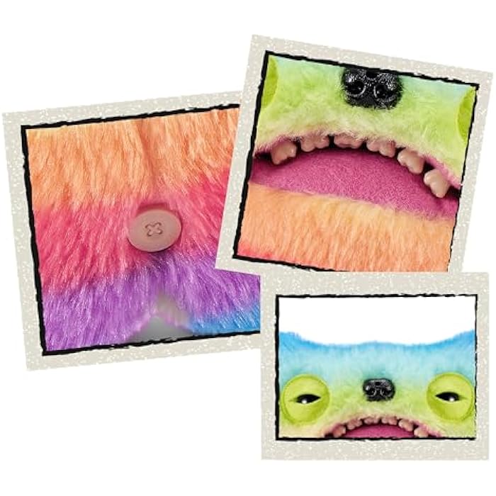 Fuggler Fart Face 9-inch Assortment Series 1 (Wide Eyed Weirdo – Multi) by ZURU, Funny Ugly Monster Plush Toy
