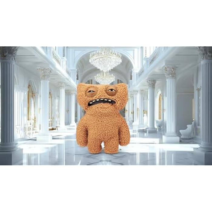 Fuggler Gold Fuggs by ZURU Funny Ugly Monster, Plush, Collectible, Toy (Gnawing Terror - Teeth)