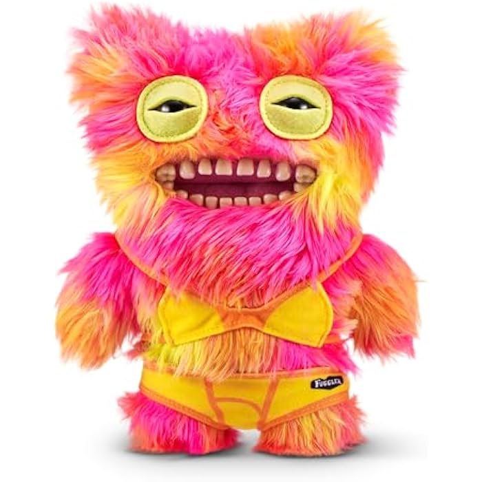 Fuggler Vacay Vibes by ZURU, Funny Ugly Monster, Plush, Collectible, Toy (Mr Buttons - Multi)