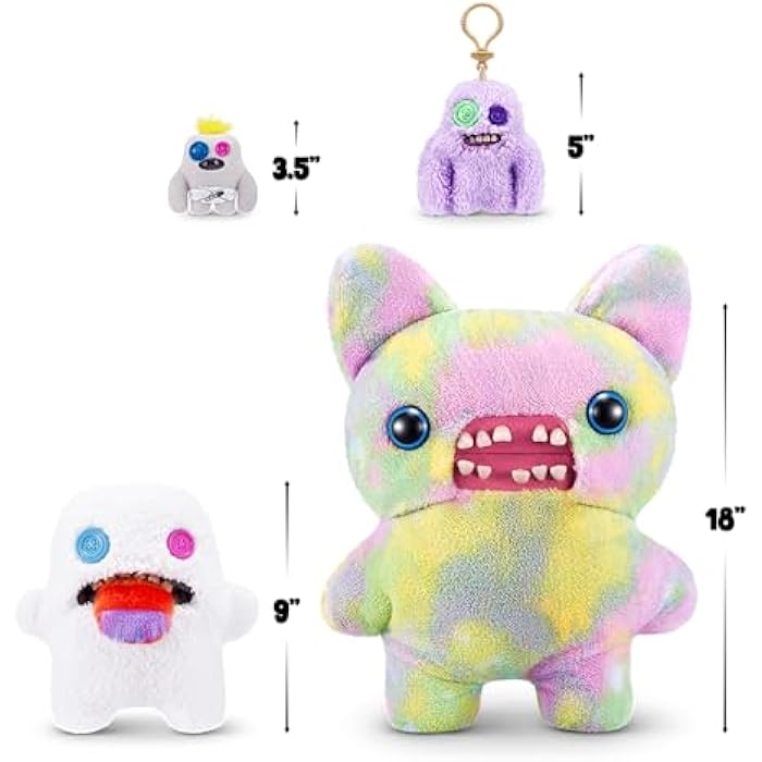 Fuggler Hairy Fuggs 9-inch Series 1 by ZURU, Funny Ugly Monster Plush Toy