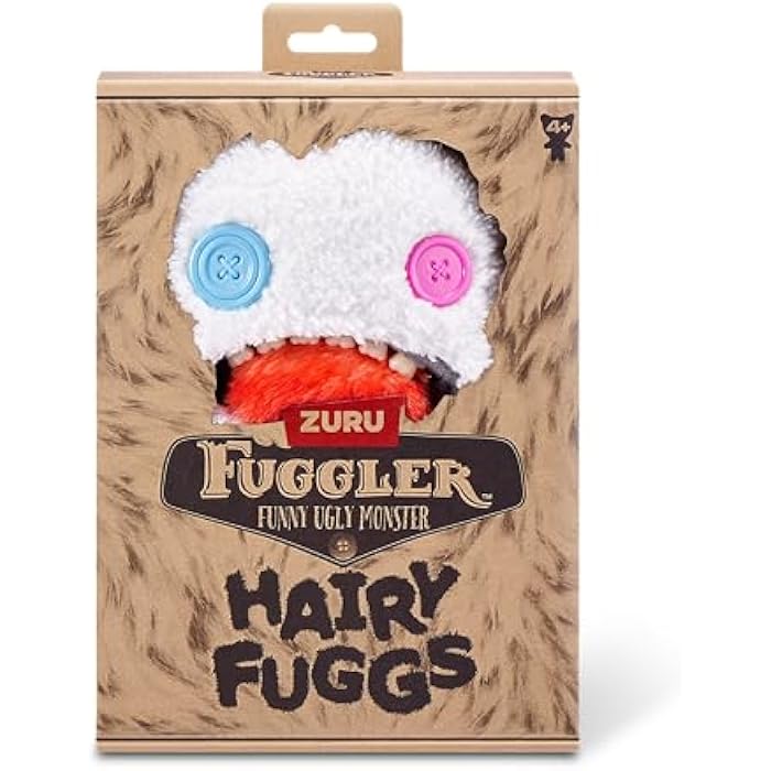 Fuggler Hairy Fuggs 9-inch Series 1 by ZURU, Funny Ugly Monster Plush Toy