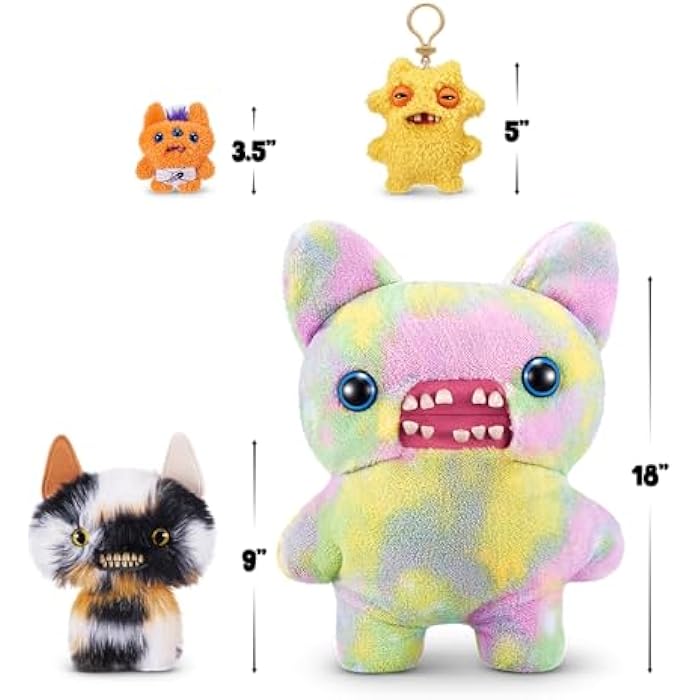 Fuggler Butt Ugly Pets 9-inch Series 1 by ZURU, Funny Ugly Monster Plush Toy
