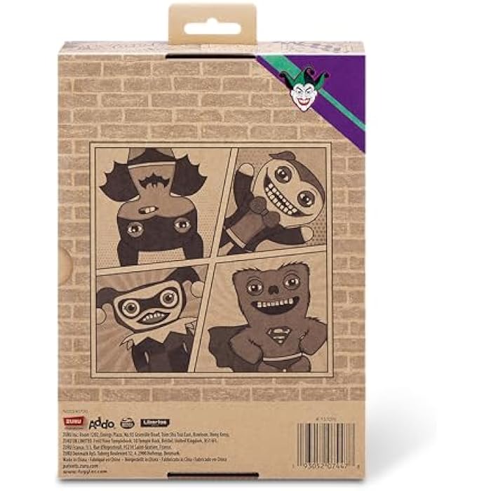 Fuggler x DC by ZURU Funny Ugly Monster, Plush, Collectible, Toy (Joker)