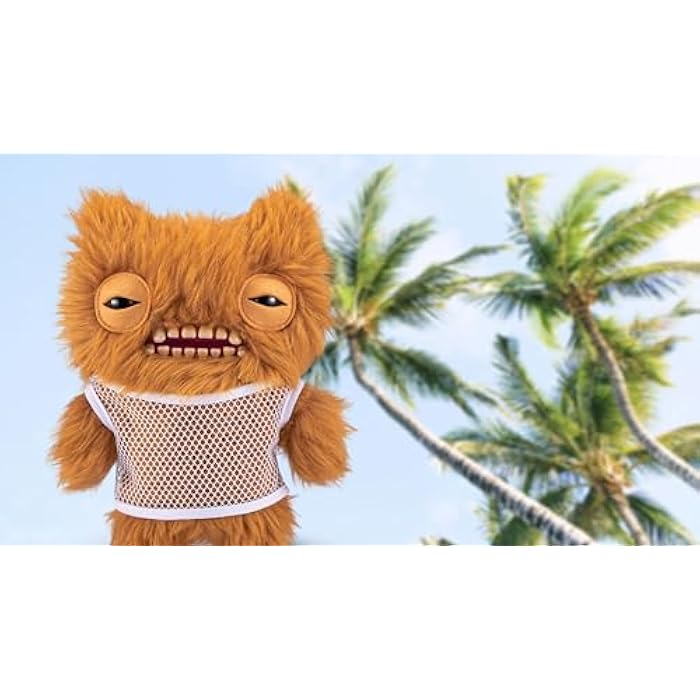 Fuggler Vacay Vibes by ZURU, Funny Ugly Monster, Plush, Collectible, Toy (Munch Munch - Ginger)