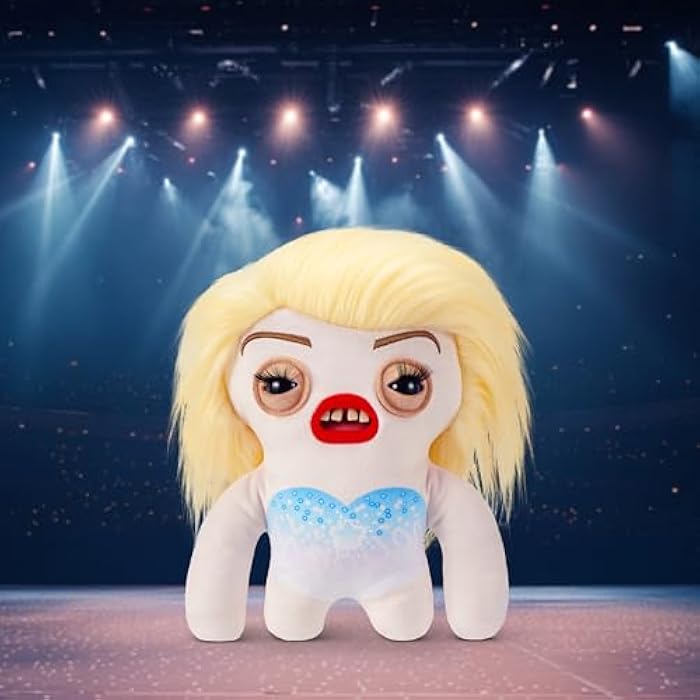 Fuggler Fugg Stars 9-Inch Plush Toy (Fleeting Fartlet) by ZURU – Funny Ugly Monster Stuffed Animal with Human-Like Teeth, Collectible Plush for Kids, Tweens, Teens, Adults &amp; Plush Fans