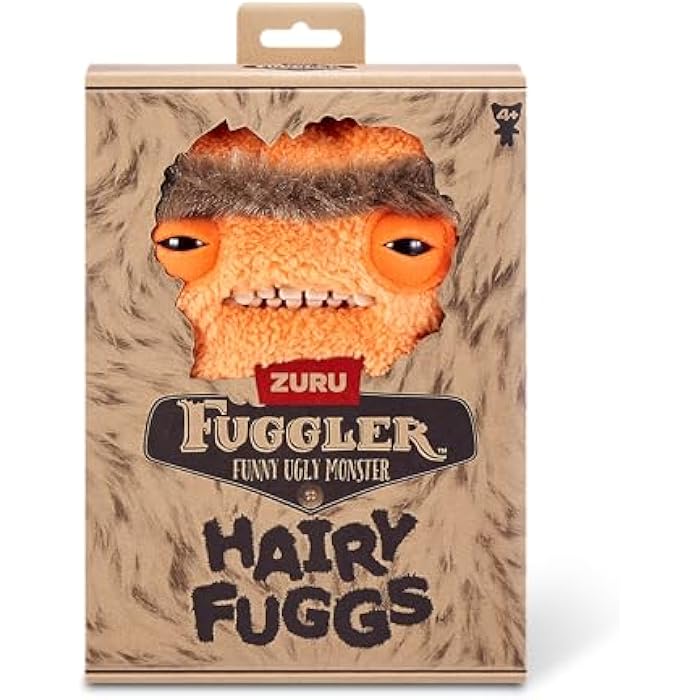 Fuggler Hairy Fuggs 9-inch Series 1 by ZURU, Funny Ugly Monster Plush Toy