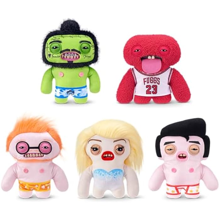 Fuggler Fugg Stars 9-Inch Plush Toy (Fleeting Fartlet) by ZURU – Funny Ugly Monster Stuffed Animal with Human-Like Teeth, Collectible Plush for Kids, Tweens, Teens, Adults &amp; Plush Fans