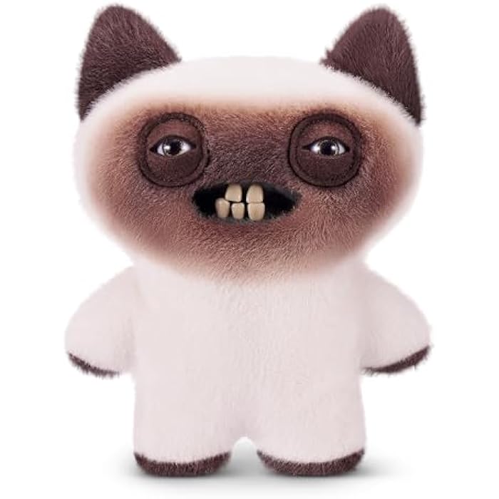 Fuggler Alley Cats 9-Inch Plush Toy (Yawper) by ZURU – Funny Ugly Monster Stuffed Animal with Human-Like Teeth, Collectible Plush for Kids, Tweens, Teens, Adults &amp; Cat-Loving Weirdos