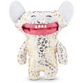 Fuggler Gold Fuggs by ZURU Funny Ugly Monster, Plush, Collectible, Toy (Grin Grin - Leopard Fleece with Gold foil Print)