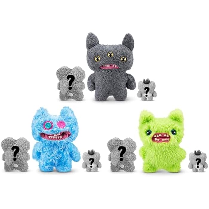 Fuggler Fugg Family by ZURU Funny Ugly Monster, Plush, Collectible, Toy (Reeko)