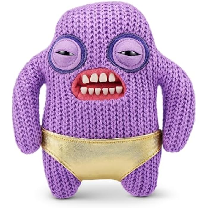 Fuggler Gold Fuggs by ZURU Funny Ugly Monster, Plush, Collectible, Toy (Mr Needles - Pants)
