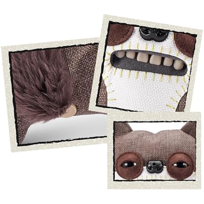 Fuggler Fart Face 9-inch Assortment Series 1 (Suspicious Fox - Chase) by ZURU, Funny Ugly Monster Plush Toy