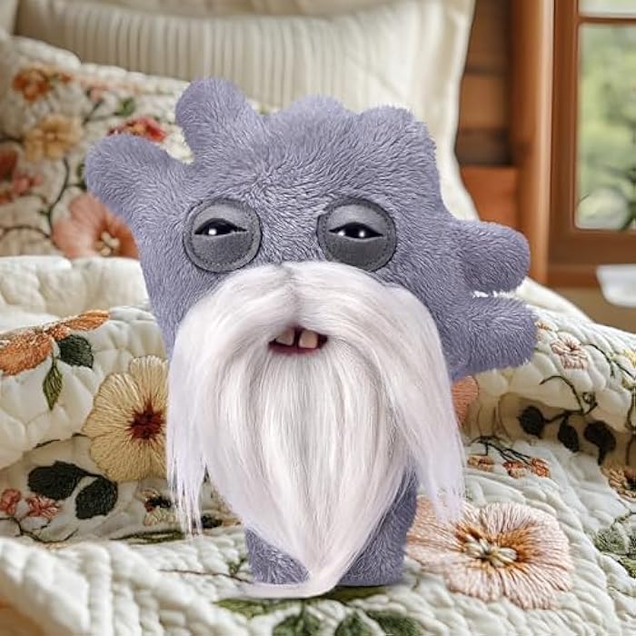 Fuggler Old Fogies 9-Inch Plush Toy (Captain Cardiac) by ZURU – Funny Ugly Monster Stuffed Animal with Human-Like Teeth, Collectible Plush for Kids, Tweens, Teens, Adults &amp; Weird Toy Lovers