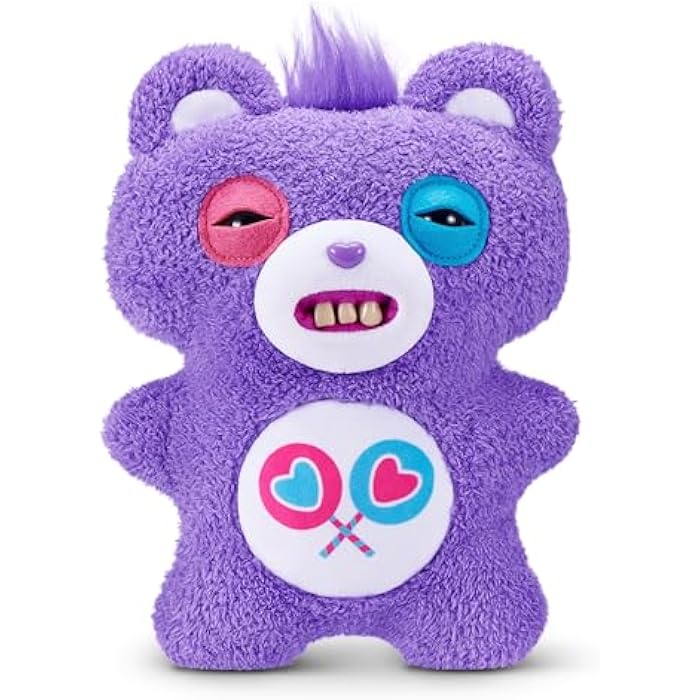 Fuggler Care Bears 9-Inch Plush Toy (Share Bear) by ZURU – Funny Ugly Monster Stuffed Animal with Human-Like Teeth, Collectible Plush for Kids, Tweens, Teens, Adults &amp; Crossover Fans