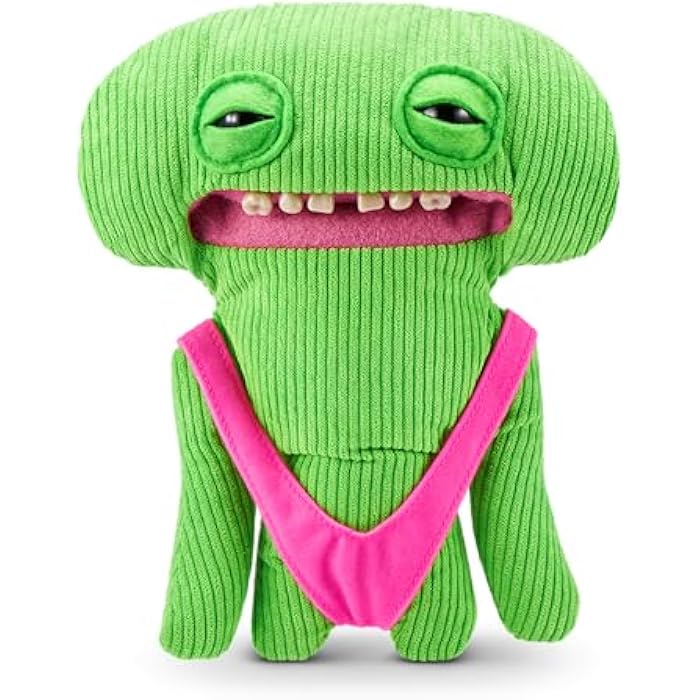 Fuggler Vacay Vibes by ZURU, Funny Ugly Monster, Plush, Collectible, Toy (Smiley O Riley - Green)
