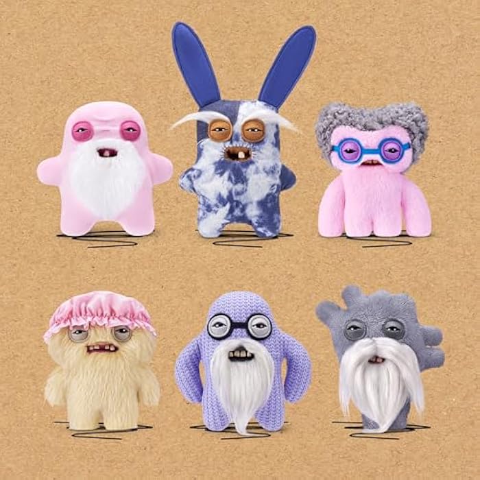 Fuggler Old Fogies 9-Inch Plush Toy (Stinkface) by ZURU – Funny Ugly Monster Stuffed Animal with Human-Like Teeth, Collectible Plush for Kids, Tweens, Teens, Adults &amp; Weird Toy Lovers