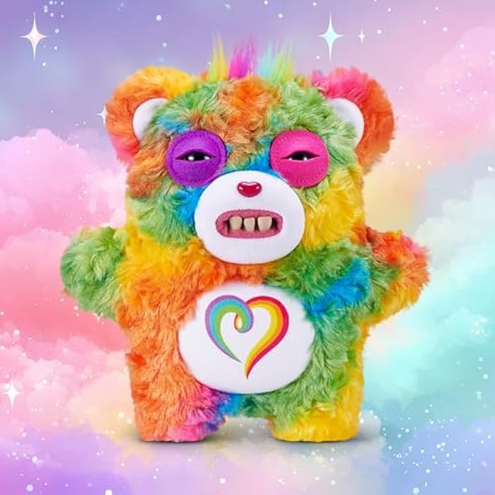 Fuggler Care Bears 9-Inch Plush Toy (Togetherness Bear) by ZURU – Funny Ugly Monster Stuffed Animal with Human-Like Teeth, Collectible Plush for Kids, Tweens, Teens, Adults &amp; Crossover Fans