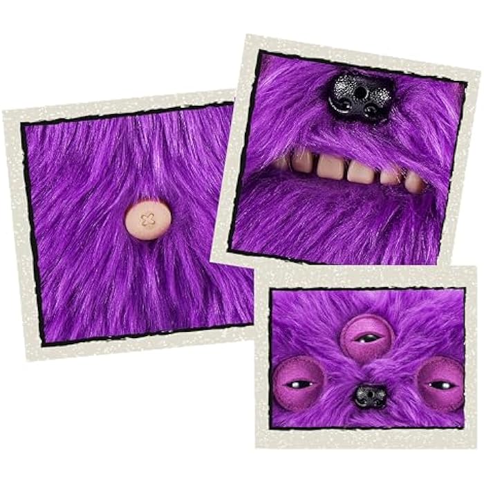 Fuggler Fart Face 9-inch Assortment Series 1 (Alien - Long Pile) by ZURU, Funny Ugly Monster Plush Toy