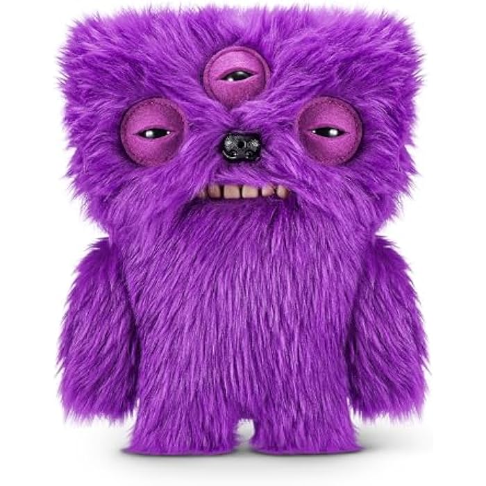 Fuggler Fart Face 9-inch Assortment Series 1 (Alien - Long Pile) by ZURU, Funny Ugly Monster Plush Toy